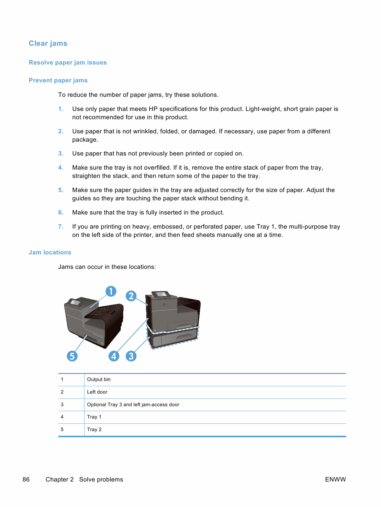 HP OfficeJet Pro X451 X551 Troubleshooting Manual PDF download-5